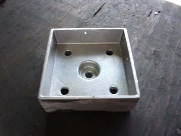 Anchored Base - Finished Cut (F4A): 3-1/2 x 3-1/2