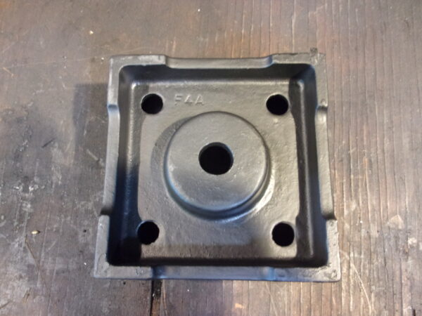 4x4 Anchored Base Finished Cut (F4B): (3-1/2 x 3-1/2 actual ID) - Image 3