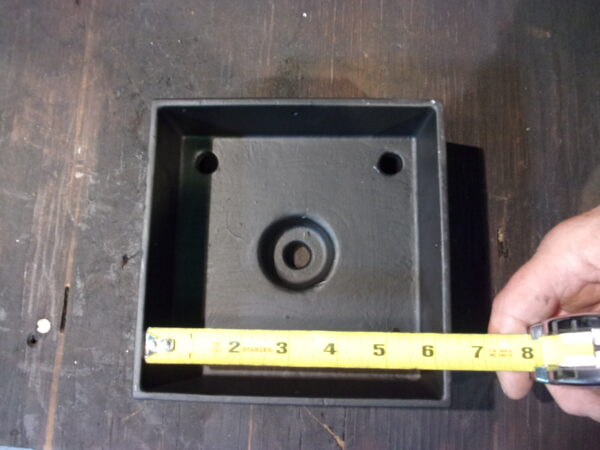 6x6 Anchored Base – Rough Cut (R6B):  Full 6 x 6 ID actual
