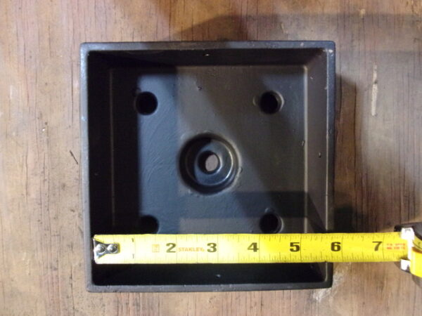 6x6 Anchored Base – Finished Cut (F6B): (5-1/2 x 5-1/2 actual ID) - Image 4