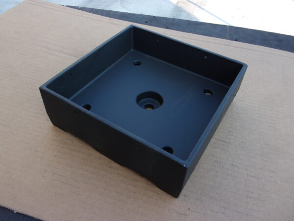 8x8 Anchored Base – Rough Cut (R8B): Full 8 x 8 inches ID