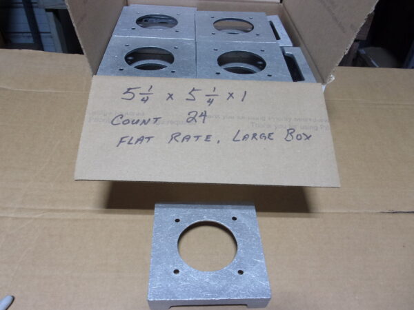 5 1/4-inch Plinth  Box of 24 price includes shipping