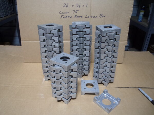 3 1/4 x 3 1/4 x 1 post base. plinth column base count of 75, shipping included